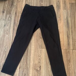 lululemon athletica Men's Black Slim Chinos